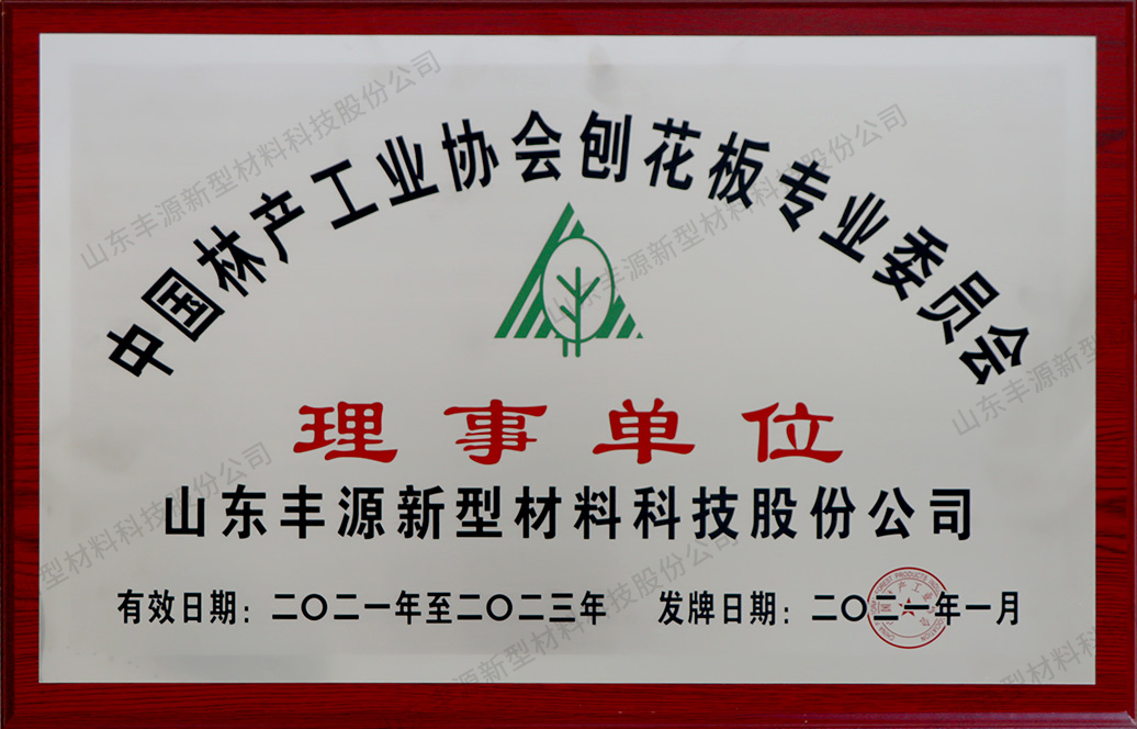 中国林产工业协会薄板专业委员会理事单位